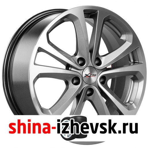 Колесный диск X-trike X113 7xR17 5×100 ET38 DIA67.1 темно-серебристый в Ижевске